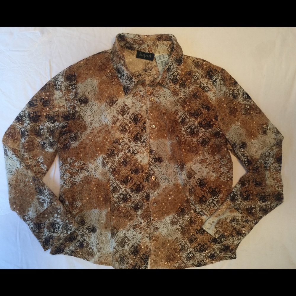 Diagonal shirt EUC